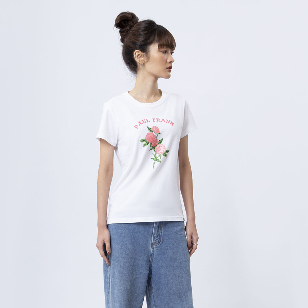 PAUL FRANK WOMENS GLAMOUR SWEET FLORAL TEES
