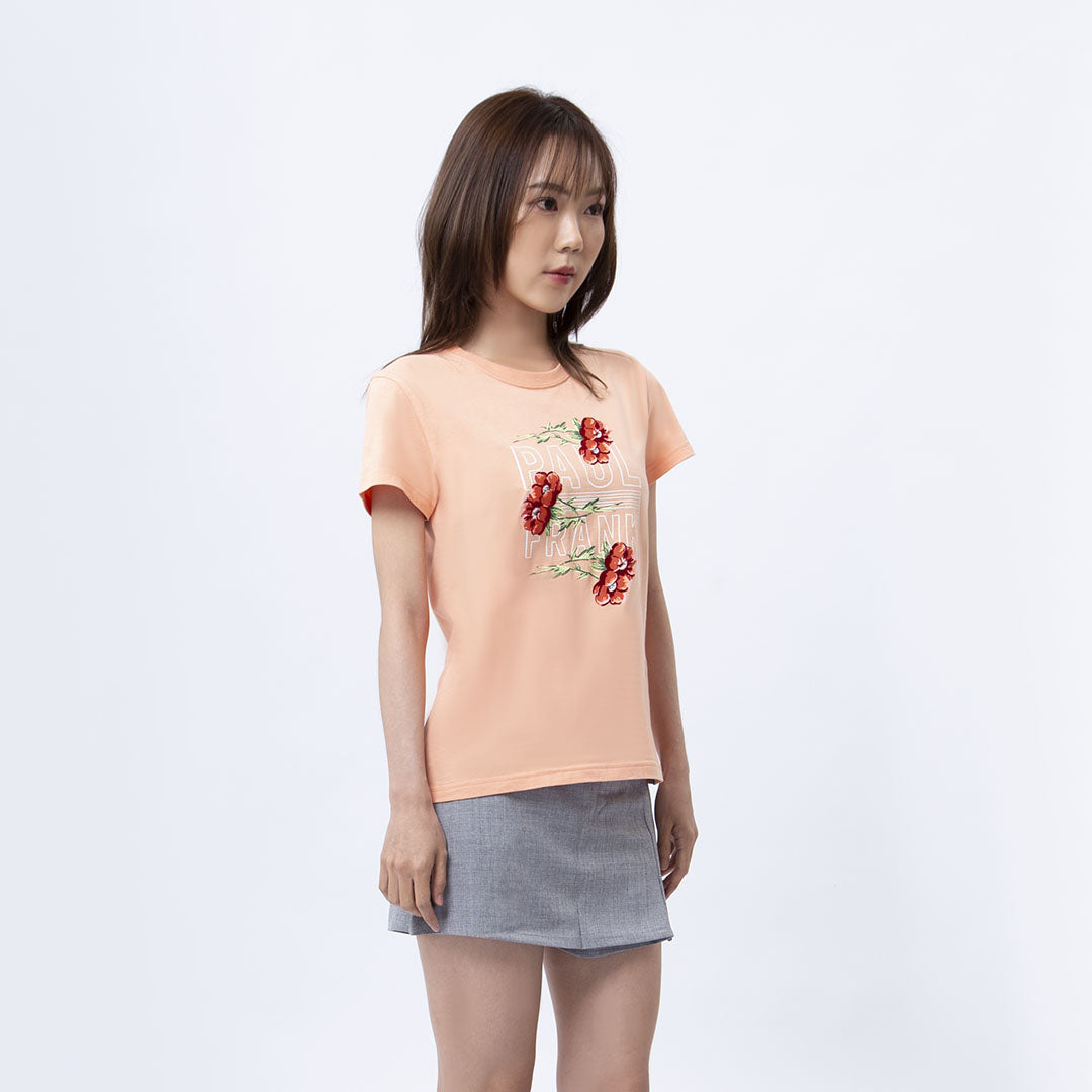 PAUL FRANK WOMENS MYSTERIOUS FLORAL TEES