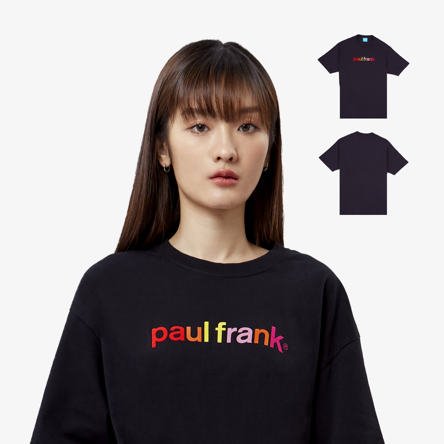 Paul Frank Mens Fresh Rainbow Basic Logo Tees Nyla Thailand