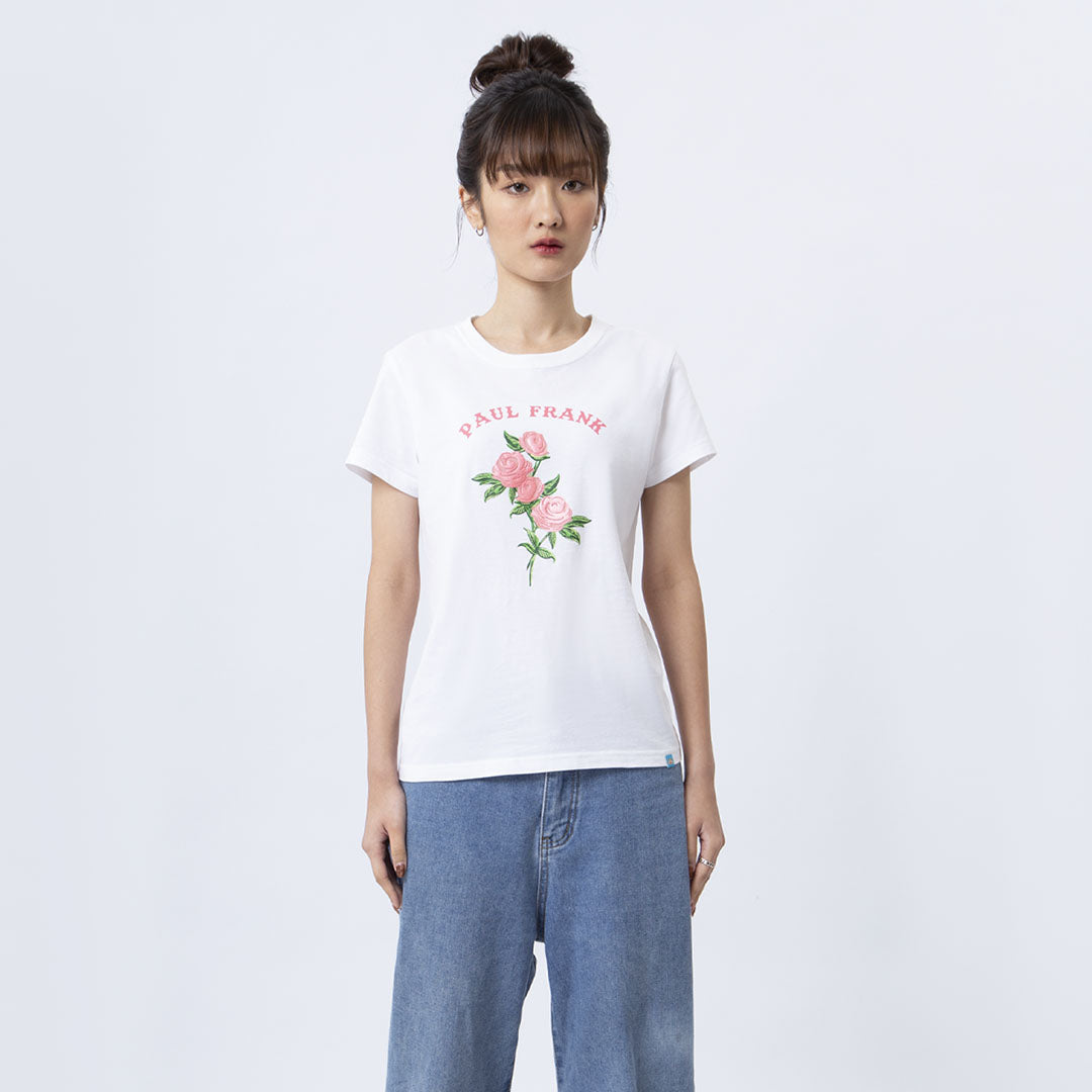 PAUL FRANK WOMENS GLAMOUR SWEET FLORAL TEES