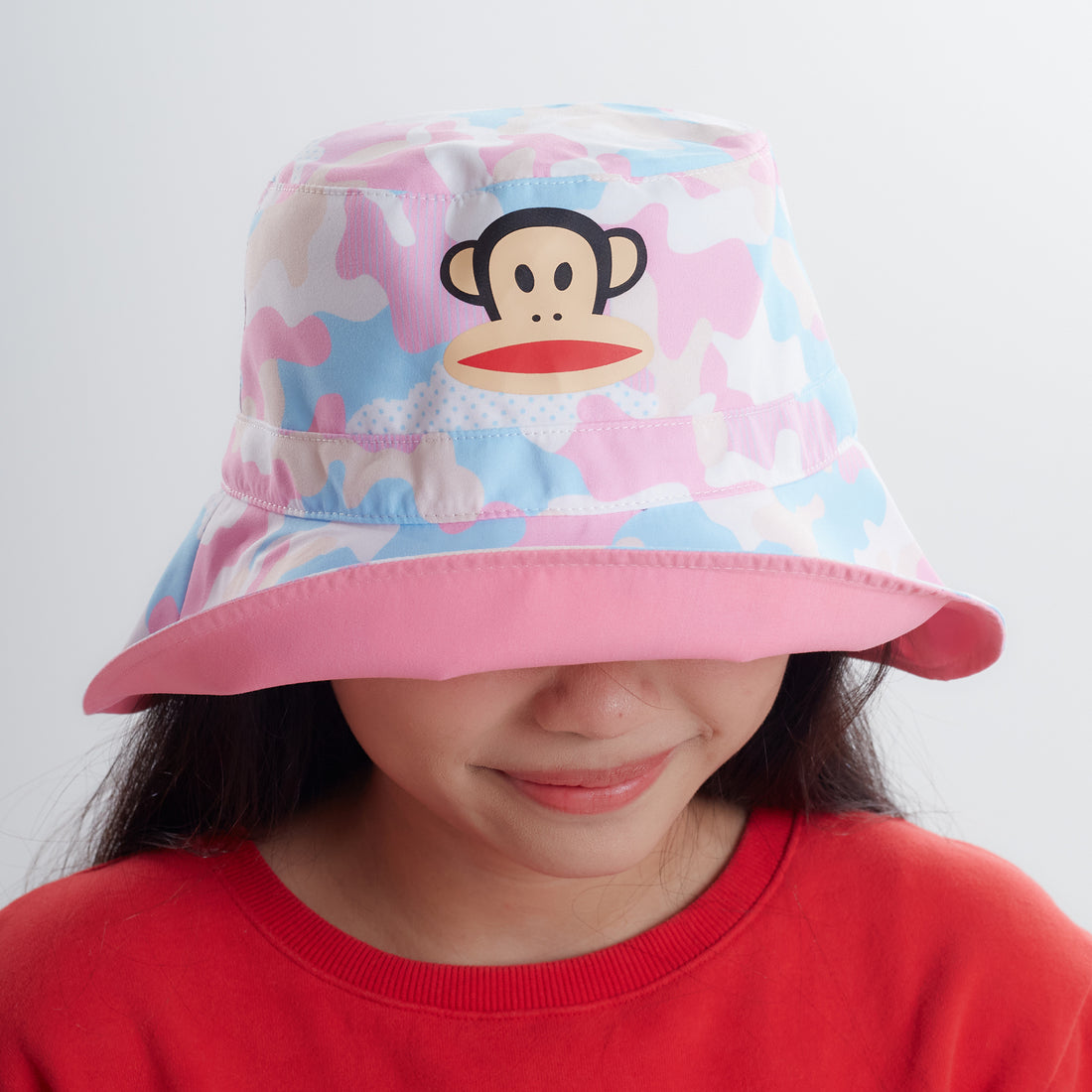 PAUL FRANK PF UNI CAMO FLAKE REVERSIBLE BUCKET HAT