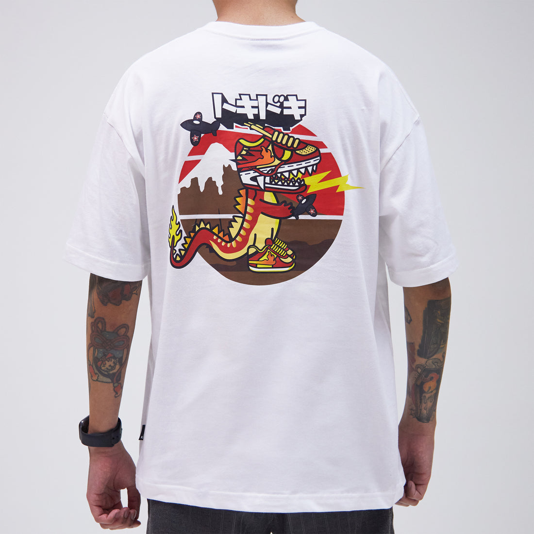 TOKIDOKI FLAMING KAIJU S/S TEE 2025