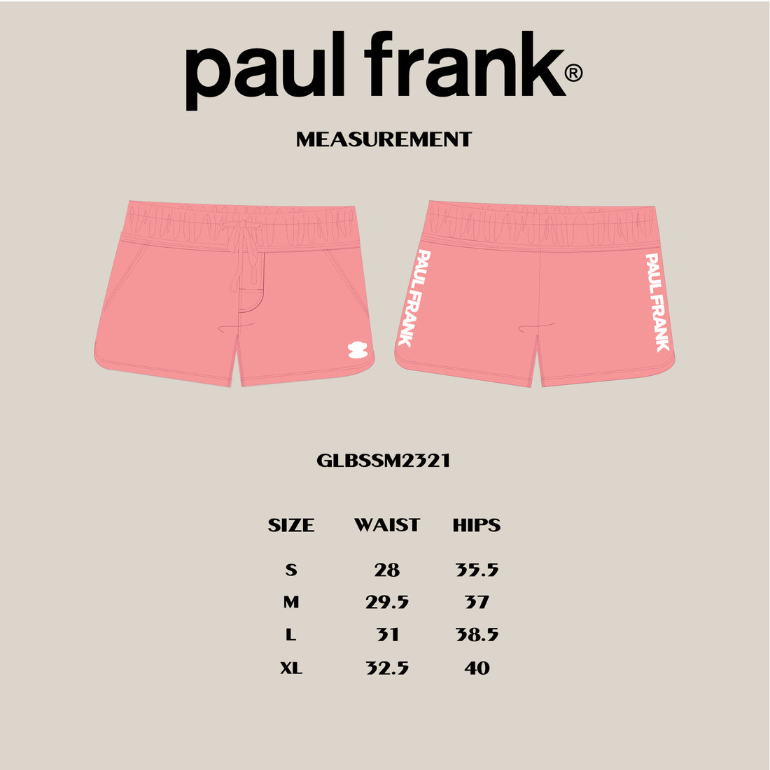Paul Frank WOMENS BASIC BOARDSHORT