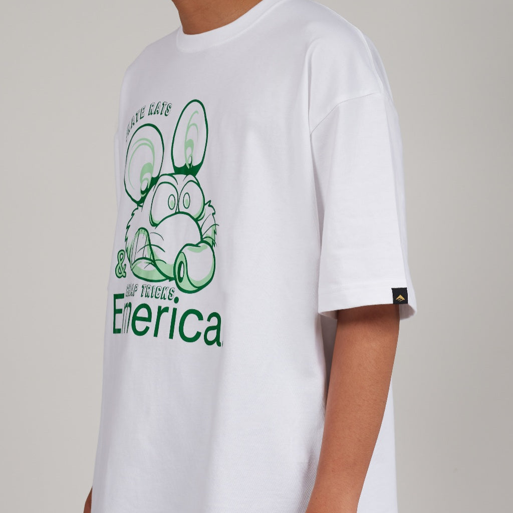 EMERICA MEN SKATE RAT SS TEES