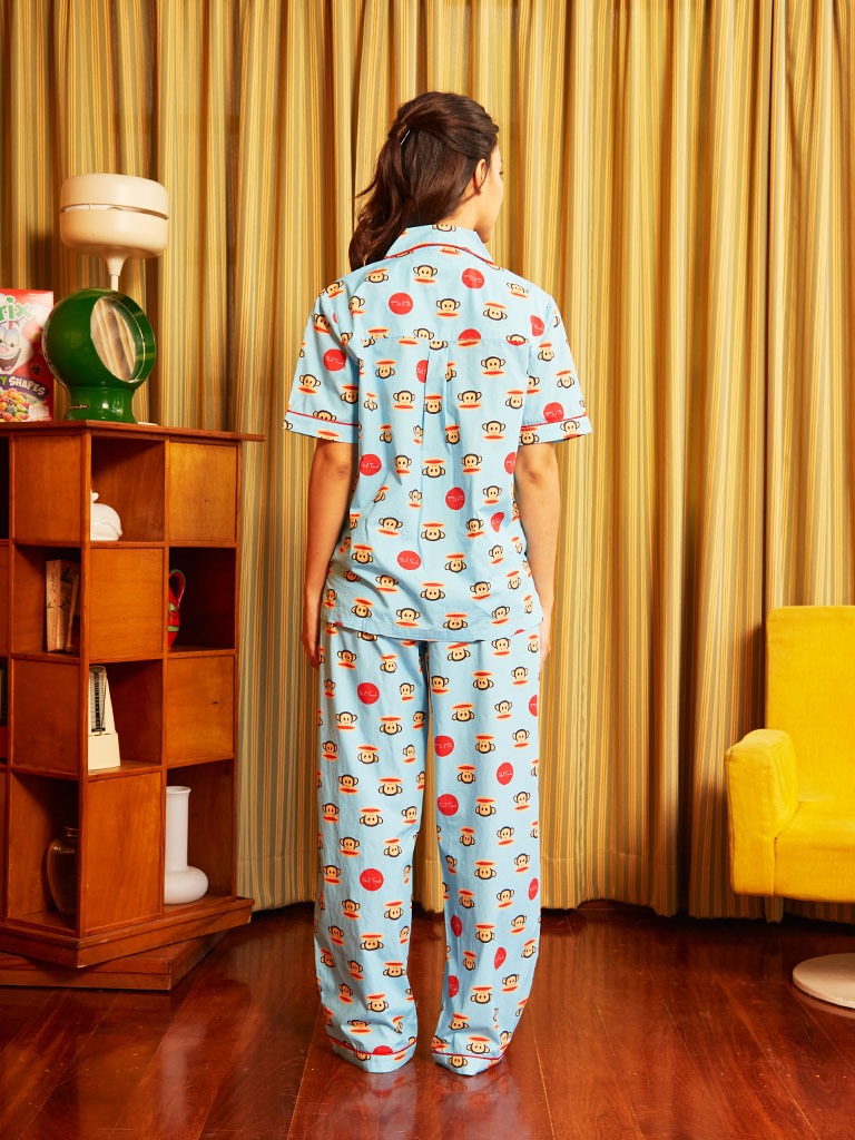 PAUL FRANK WOMENS SS PLAYFUL CLASSIC JULIUS PANTS SET