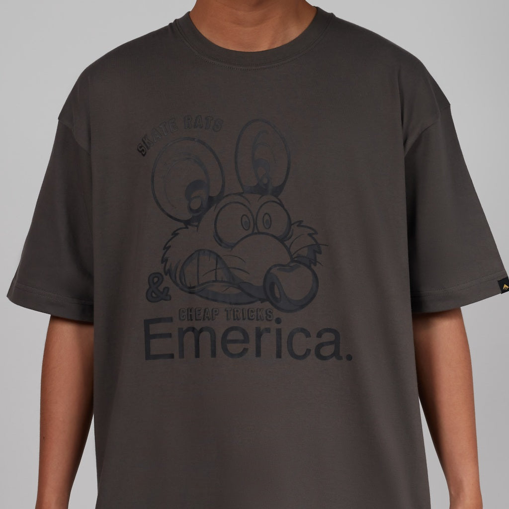 EMERICA MEN SKATE RAT SS TEES