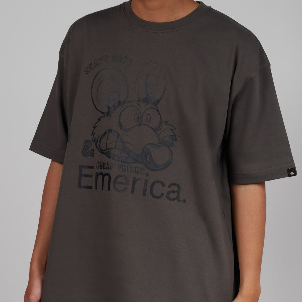 EMERICA MEN SKATE RAT SS TEES