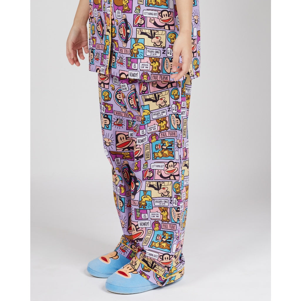 PAUL FRANK WOMENS JULIUS & FRIENDS COMIC SS PANTS SET