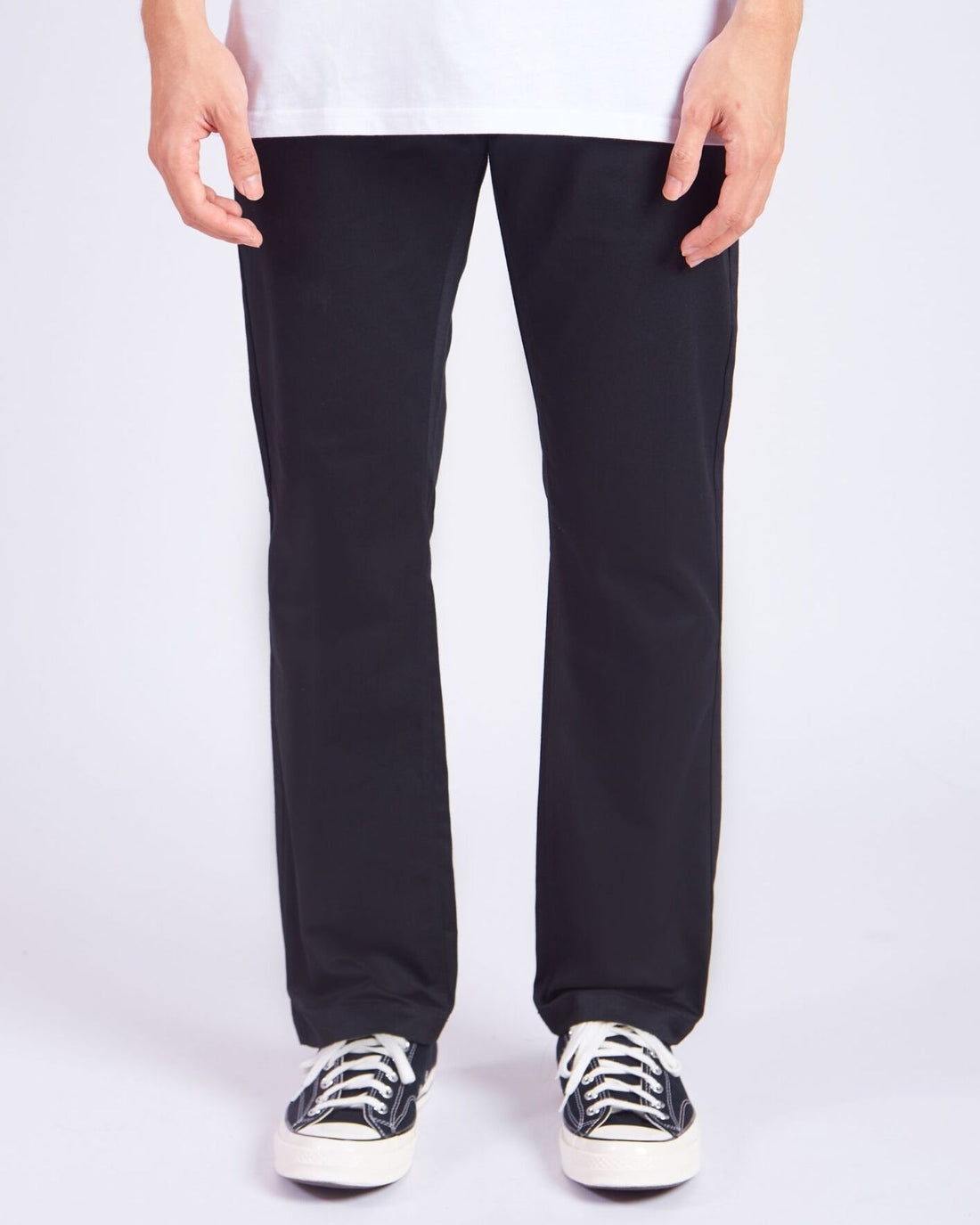 Volcom Iconic Stone Fleece Pant Boys Pants - Black Bottom Sizes (S/M/L/XL)  Small