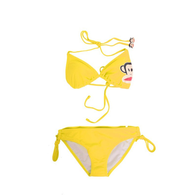 PAUL FRANK WOMENS BIKINI BASIC YELLOW NYLA