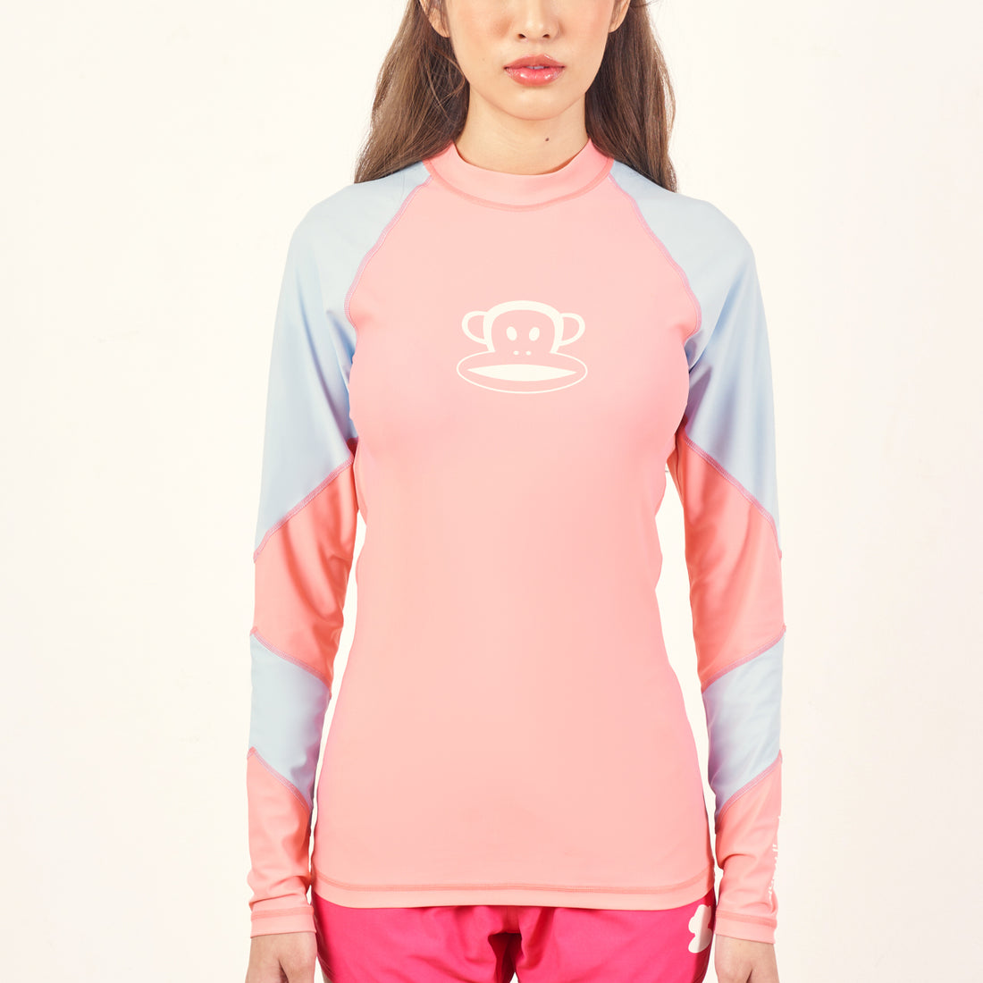 Paul Frank WOMENS CLASSIC JULIUS COLORBLOCK RASHGUARD