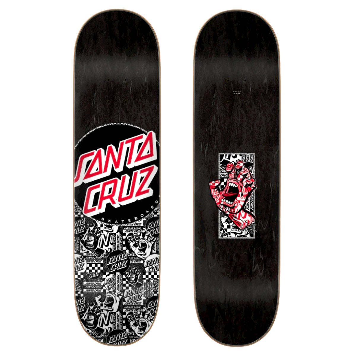 SANTA CRUZ DECKS Flier Collage Dot 7 Ply Birch 8.125