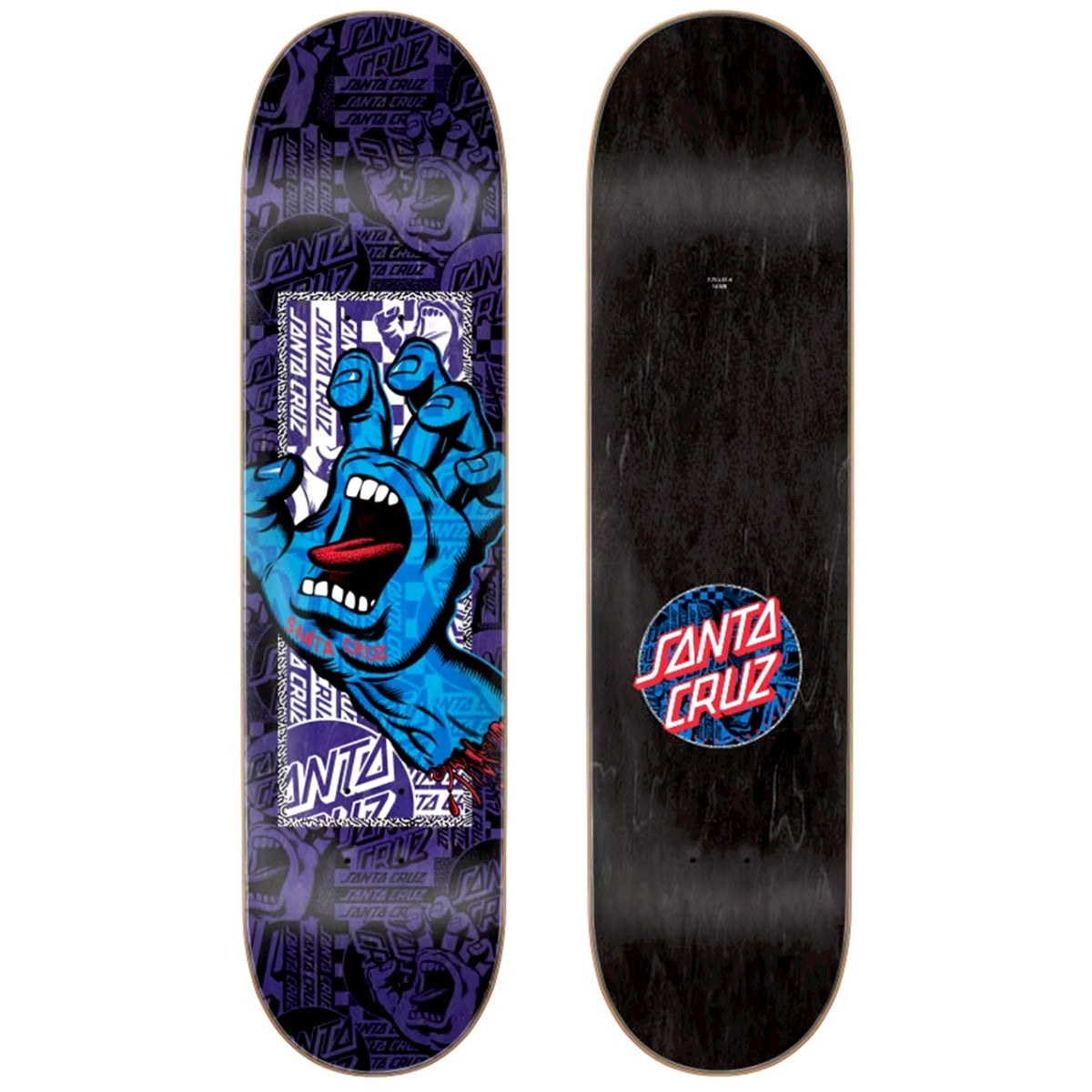 SANTA CRUZ DECKS Flier Collage Hand 7 Ply Birch 7.75